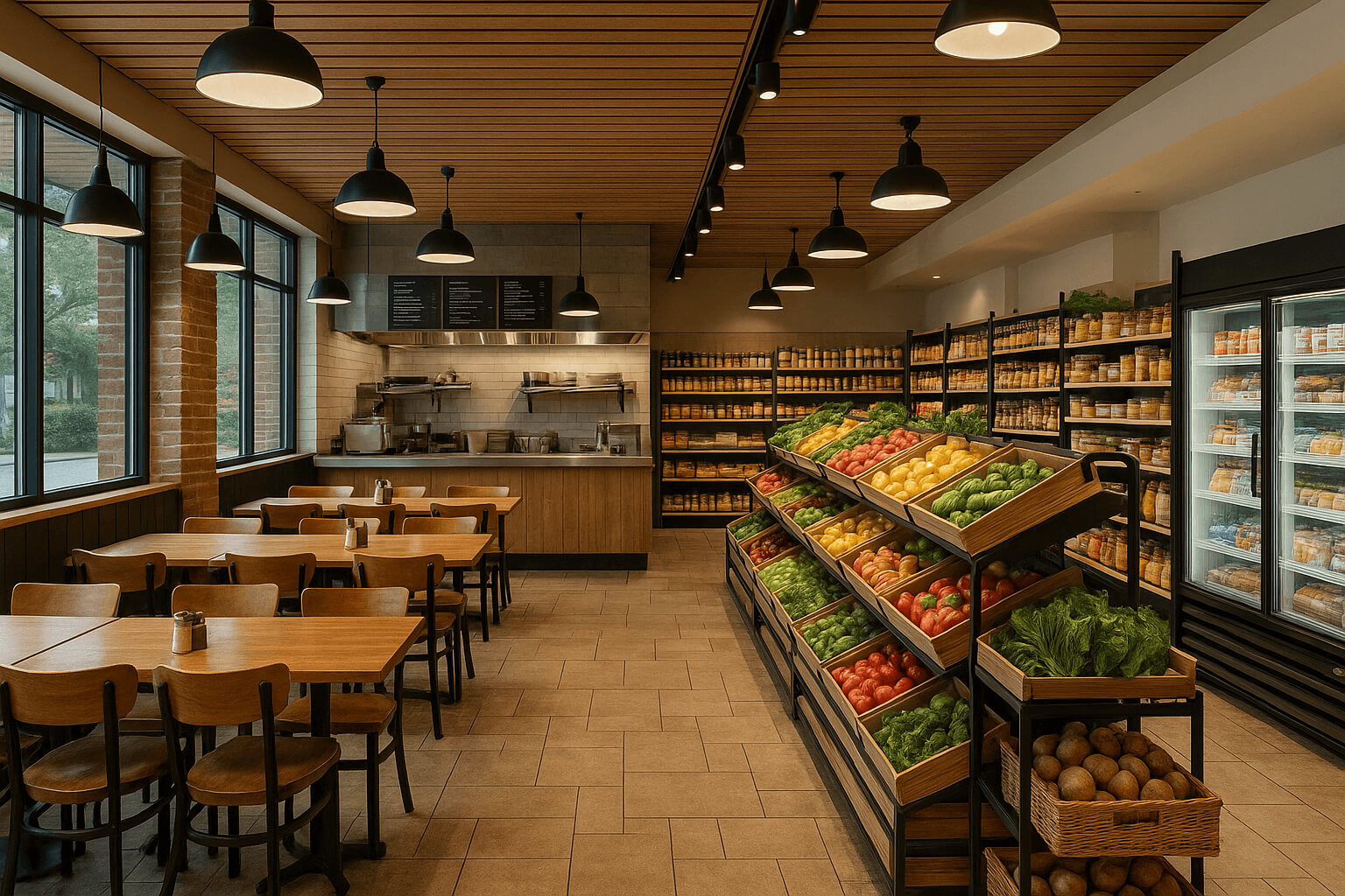 restaraunt and grocery store wholesale services